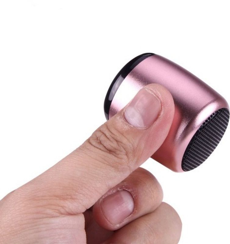 SOJUBA Bluetooth Coin Speaker with in-Built Mic for Calling & Selfie Button for Selfie 5 W Bluetooth PA Speaker  (Pink, Stereo Channel)