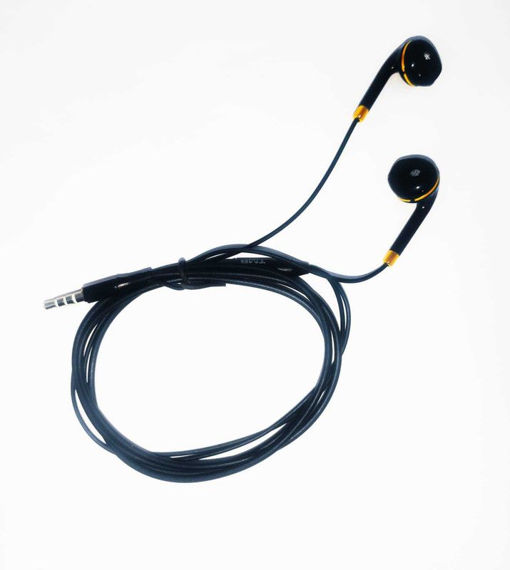 TMB HF2 Wired Headset  (Black, In the Ear)