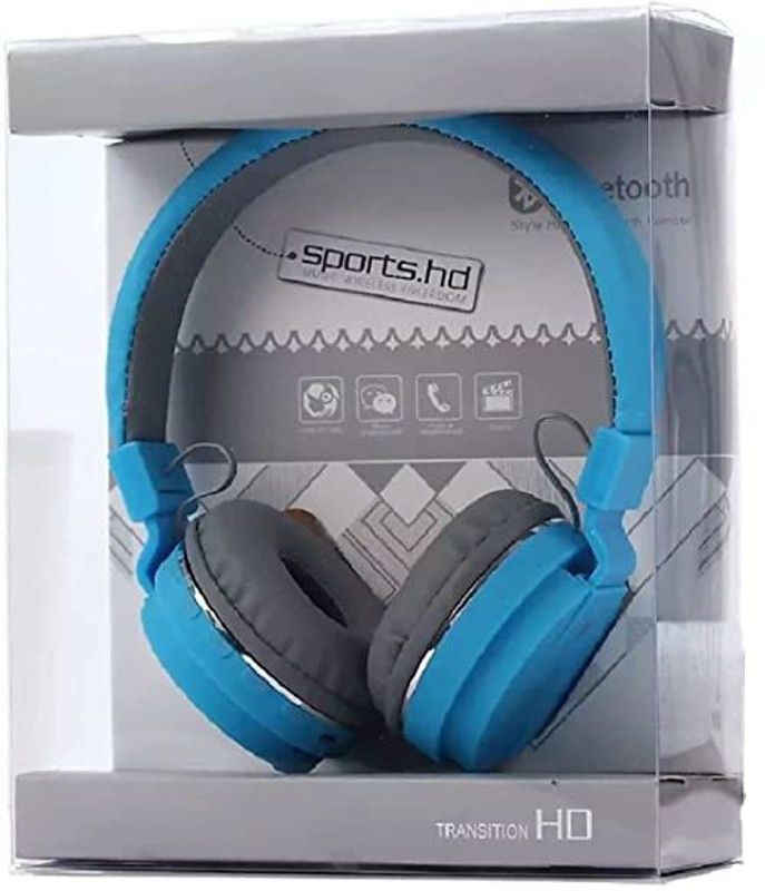 sh12 bluetooth Bluetooth Headset  (blue, In the Ear)