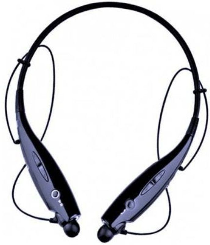 SYARA RLG_597V_ HBS 730 Neck Band Wireless Bluetooth Headset Bluetooth Headset  (Black, In the Ear)