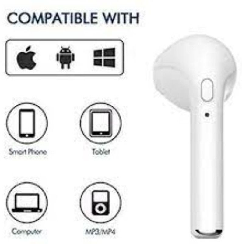 SYARA VTK_435K_I7R Wireless Earbuds Bluetooth Headset Bluetooth Headset  (Black, True Wireless)