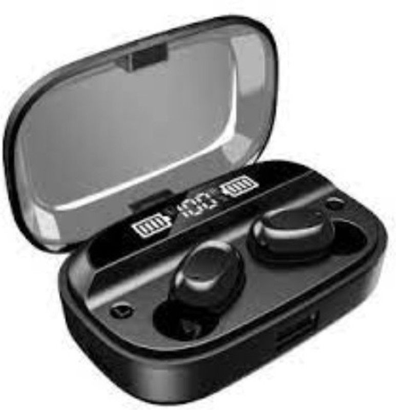 GUGGU VUJ_414D_TWS T2 Wireless Earbuds Bluetooth Headset Bluetooth Headset  (Black, True Wireless)