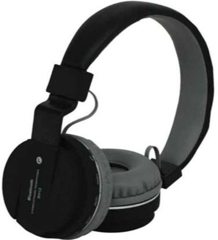 SYARA UKE_435K__ S_12 Over the head Bluetooth _eadset Bluetooth Headset  (Black, On the Ear)