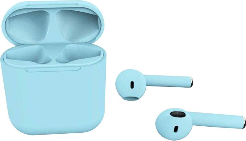 MI-STS Wireless earbud Sensor Touch with Charging Case Bluetooth Headset  (Blue, True Wireless)