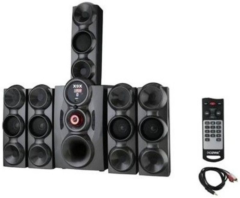 X9X HI BASS SOUND SYSTEM (5.1 ),Bluetooth home theatre 9500 W Bluetooth Home Theatre  (Grey, 5.1 Channel)