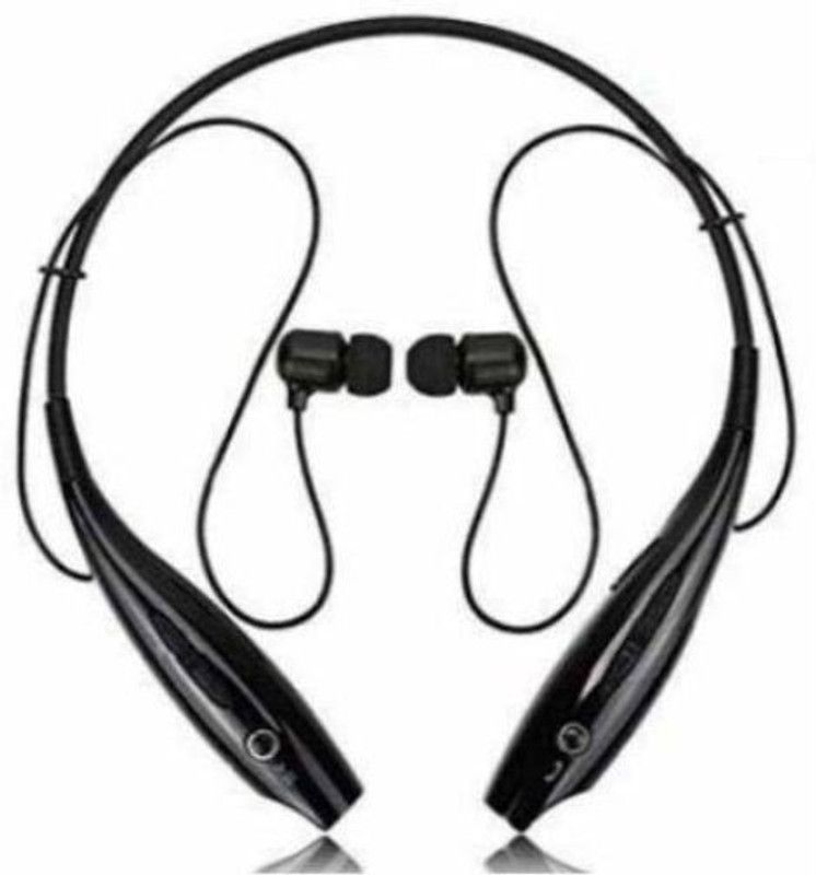 GUGGU UHH_699O_HBS 730 Neck Band Bluetooth Headset Bluetooth Headset  (Black, In the Ear)
