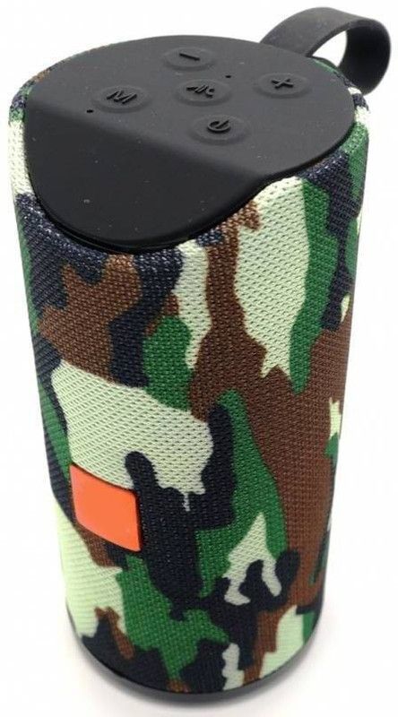 FD1 BASS TG-113 ARMY PRINT SPEAKER Bluetooth Speaker  (multicolor, Stereo Channel)