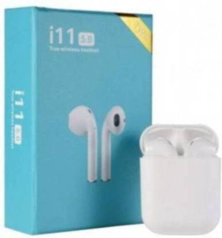 SYARA TEI_726V_TWS i11 Earpods Bluetooth Wireless Earbuds Bluetooth Headset  (White, In the Ear)