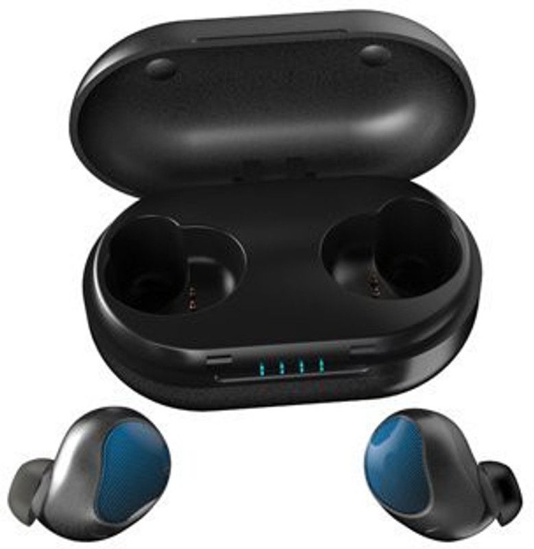 Bakeey Control Wireless Earbuds Bluetooth without Mic Headset  (Blue, In the Ear)