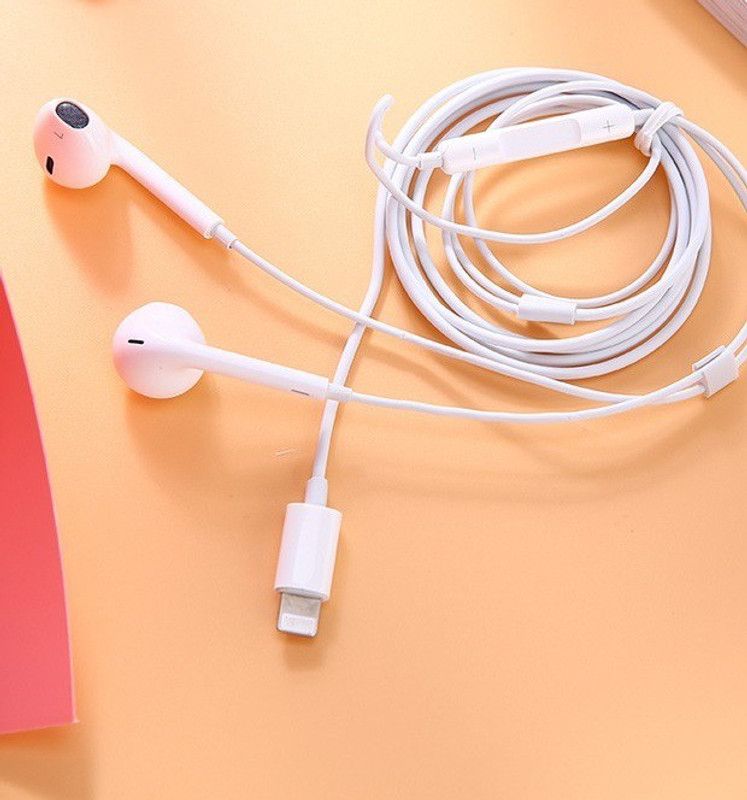VibeX ADVANCED SMART CHIP FOR ALL TYPES C CONNECTOR-X65 Wired Headset  (Smart White, In the Ear)