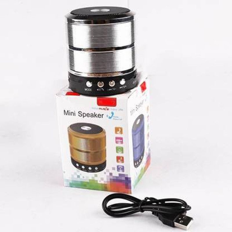 BSVR 3D Bass WS -887 Wireless 043 Bluetooth Speaker New Arrival 10 W Laptop/Desktop 10 W Bluetooth Laptop/Desktop Speaker  (Multicolor, Stereo Channel)