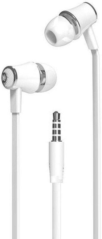 EMINOADS SL-02 For Samsng Galxy M32/F62/M12/A52s 5G/A52/F12/F22/M21 2021 Wired Headset  (White, Grey, In the Ear)