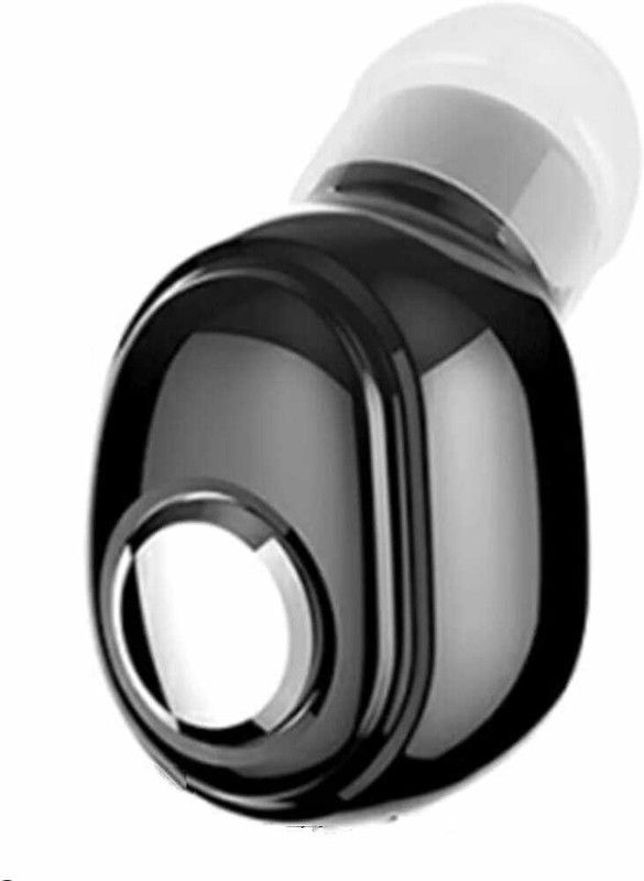 THE MOBILE POINT Best Quality mini single ear bluetooth Bluetooth Headset  (Black, True Wireless)
