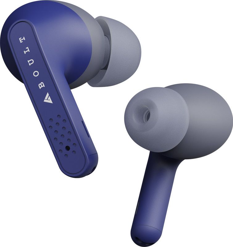Boult Audio Gearpods with 32H Playtime, Fast Charging, BoomX Rich Bass, IPX5 Water Resistant Bluetooth Headset  (Blue, True Wireless)