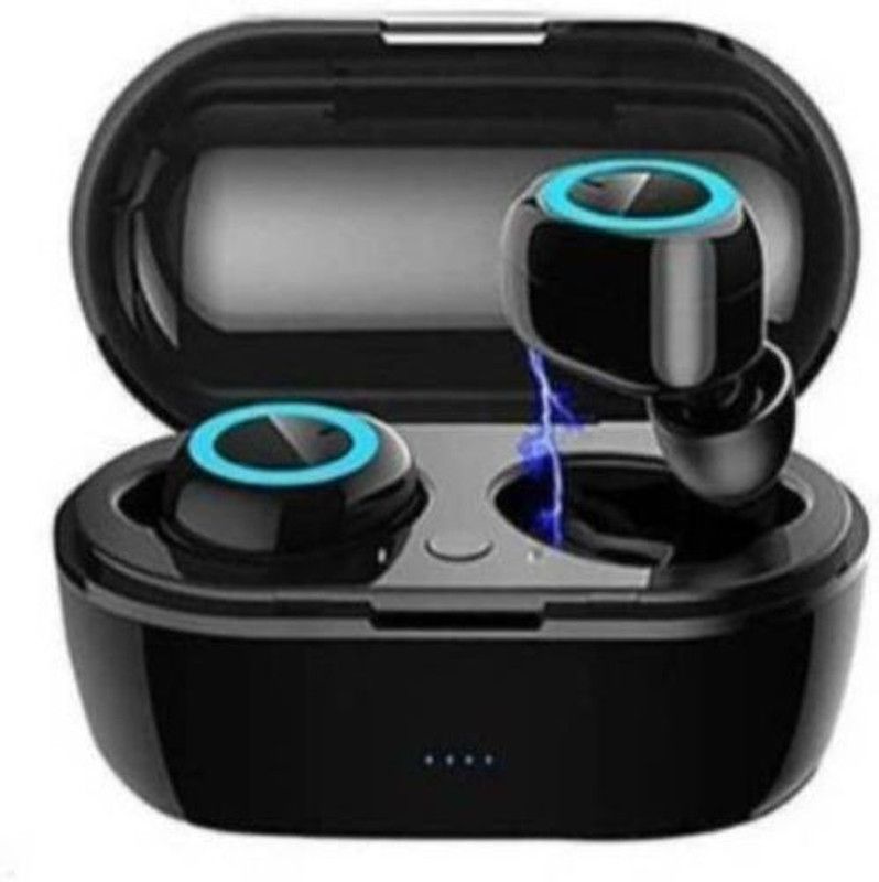 GUGGU UTU_486B_ TWS 2 Earbuds Bluetooth Headset Bluetooth Headset  (Black, In the Ear)