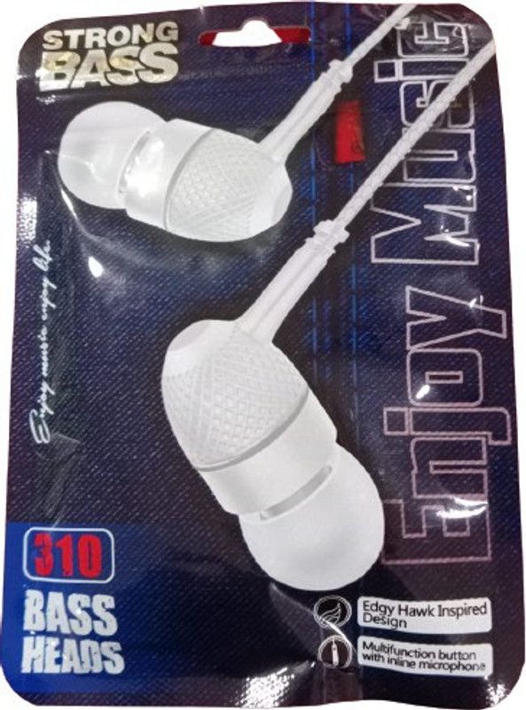uesdfgyi Wired Headset  (white, In the Ear)