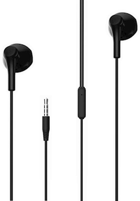 Helo Kuki Ui Turbo Bass Handsfree With 6 Month Warranty Wired Headset  (Black, In the Ear)
