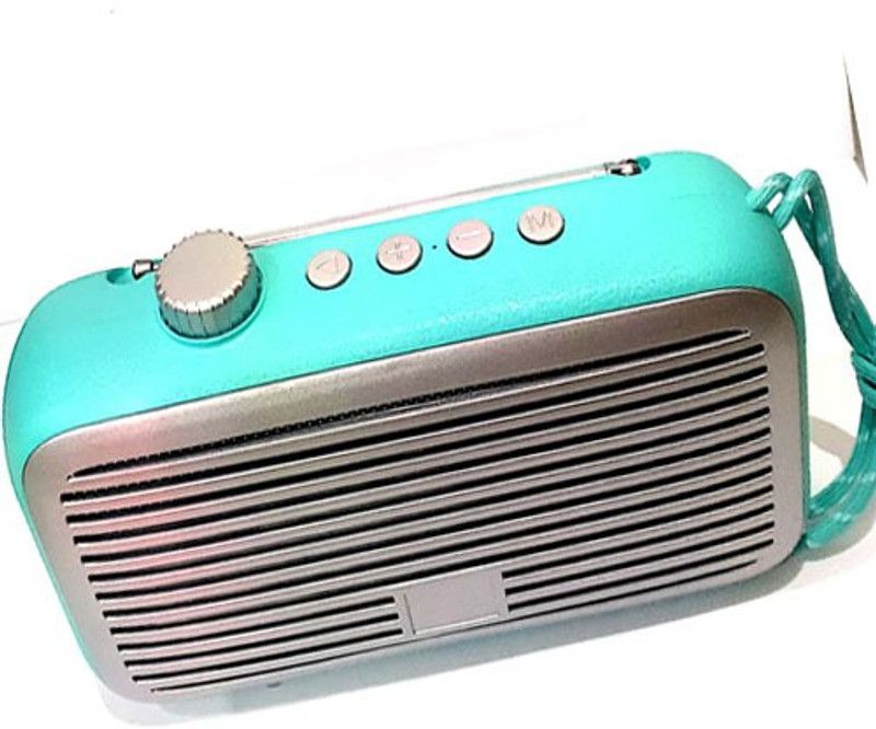 Clubics A017 Portable Blue Color Speaker with Bluetooth and FM 5 W Bluetooth Speaker  (Green, Stereo Channel)