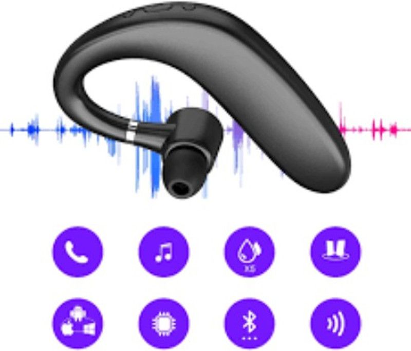GUGGU TTI_408B_S109 Wireless Earbuds Bluetooth Headset Bluetooth Headset  (Black, True Wireless)