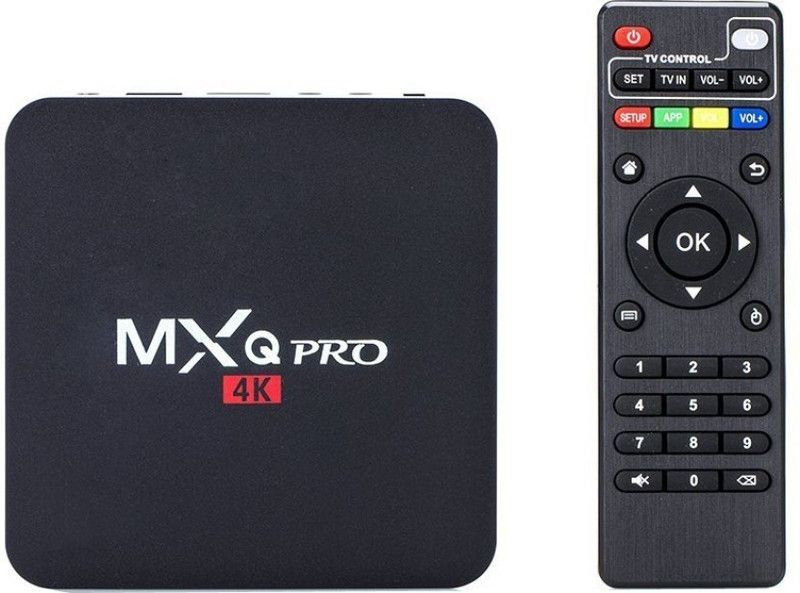 Zaptin  Smart Tv Box Quad Core 4K Ultra HD Media Streaming Device  (Black)