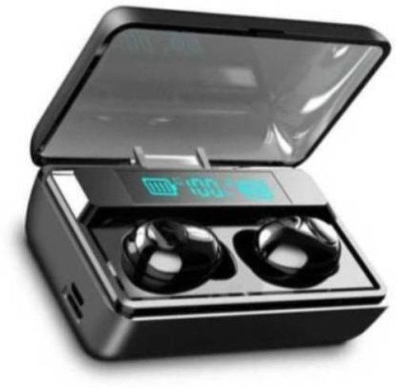 GUGGU UTJ_507I_TWS T8 Wireless Earbuds Bluetooth Headset Bluetooth Headset  (Black, True Wireless)