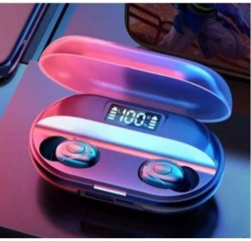 ZETATECH Exclusive TWS T2 Wireless Earbuds with 1500Mah Powerbank & ASAP charge ANC Z73 Bluetooth Headset  (Black, True Wireless)