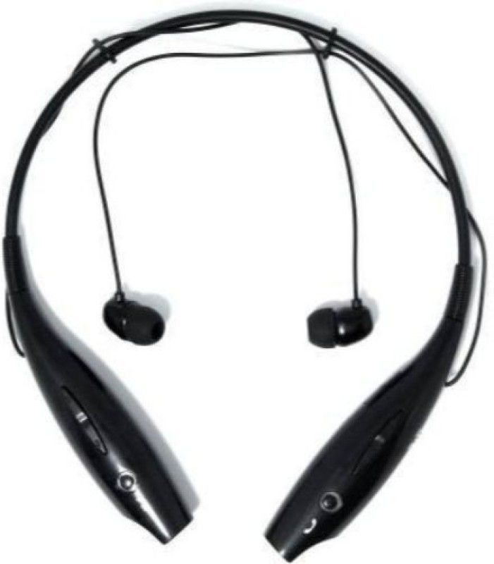 GUGGU YVO_723X HBS 730 bluetooth for all Smartphones without Mic Bluetooth without Mic Headset  (Black, In the Ear)