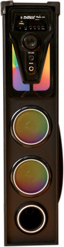 Dotsun Dotsun Vista 333 3800 W Bluetooth Tower Speaker  (Black, Stereo Channel)