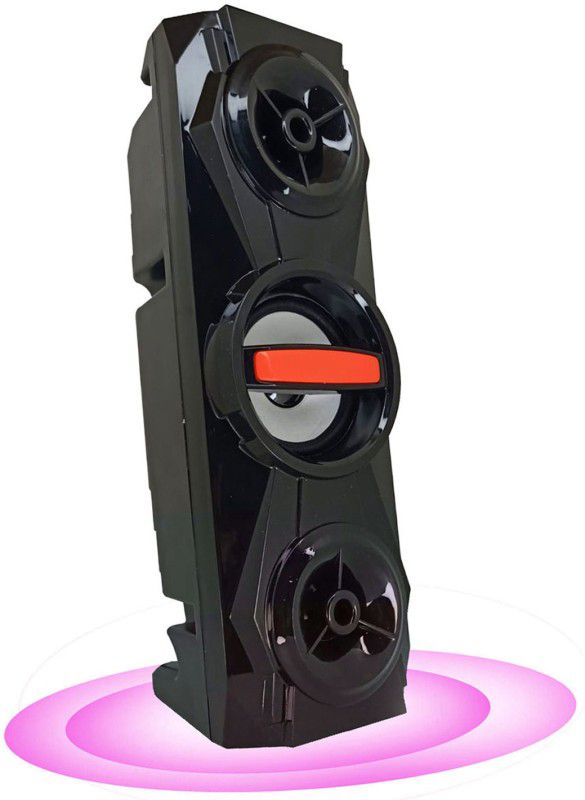 Worricow KBK-4011 HD Bass Wireless Speaker 8 Hr Playback Time AUX, SD Card Input 10 W Bluetooth Speaker  (Black, Stereo Channel)