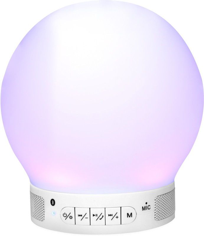 Zoook Smart Multi-Color Lamp Eureka-W 3 W Portable Bluetooth Speaker  (White, Mono Channel)