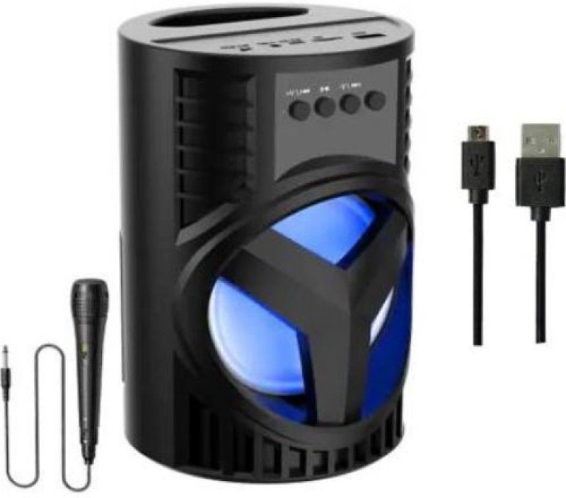 GUGGU OGO_591U_LZ 4103||WS-03|| Karaoke Speaker With Mic compatiable With smartphones 15 W Bluetooth PA Speaker  (Black, Stereo Channel)