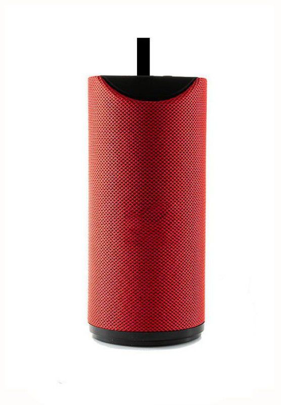 pinaaki Best Popularity TG-113 Poweful Dynamic Loud Sound With Bass Souund Quality Waterproof/Splashproof wireless/Rechargeable Speaker Fully Compatible Mobile/Laptop/Computer/Tablet 10 W Bluetooth Speaker  (Red, Stereo Channel)