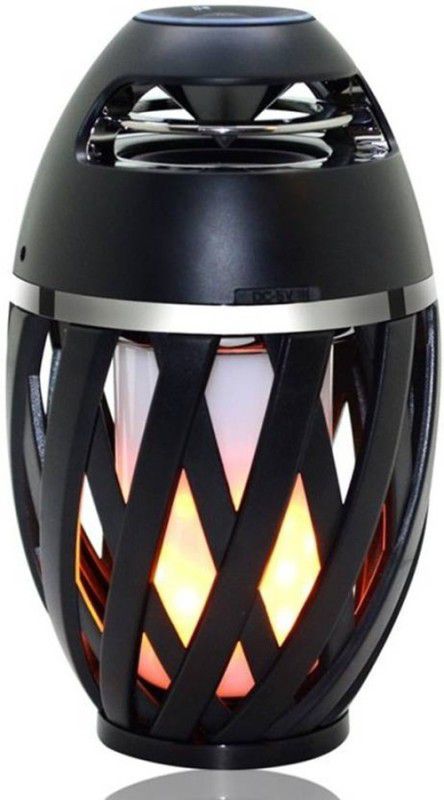 Mzee Flame atmosphere lamp wireless speaker1 20 W Bluetooth Speaker  (Black, Stereo Channel)