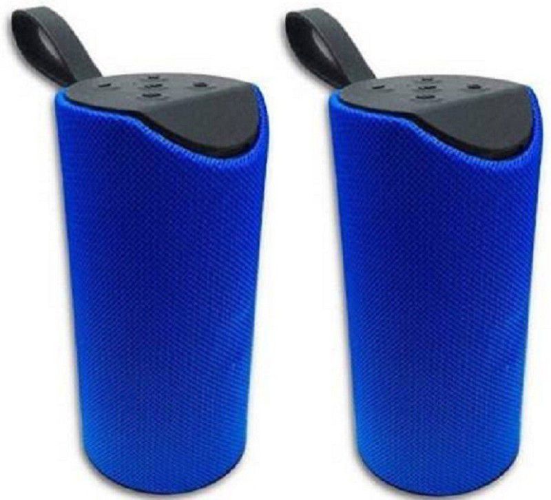 REEPUD Wireless Speaker With Combo 5 W Bluetooth Speaker  (Blue, Stereo Channel)