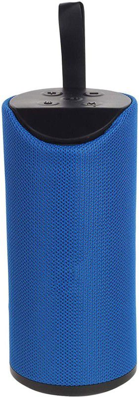 Techobucks GOOD QUALITY Portable Design Rich Bass Immersive Sound Gaming Home Outdoor 10 W Bluetooth Speaker  (Blue, Stereo Channel)