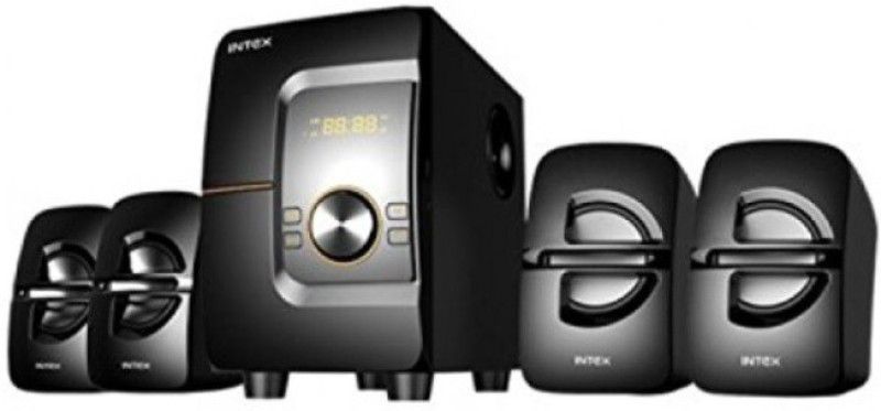 Intex IT-Bang4.1-SUF 4.1 Channel Multimedia Speakers 65 W Bluetooth Home Audio Speaker 65 W Bluetooth Home Theatre  (Black, 4.1 Channel)