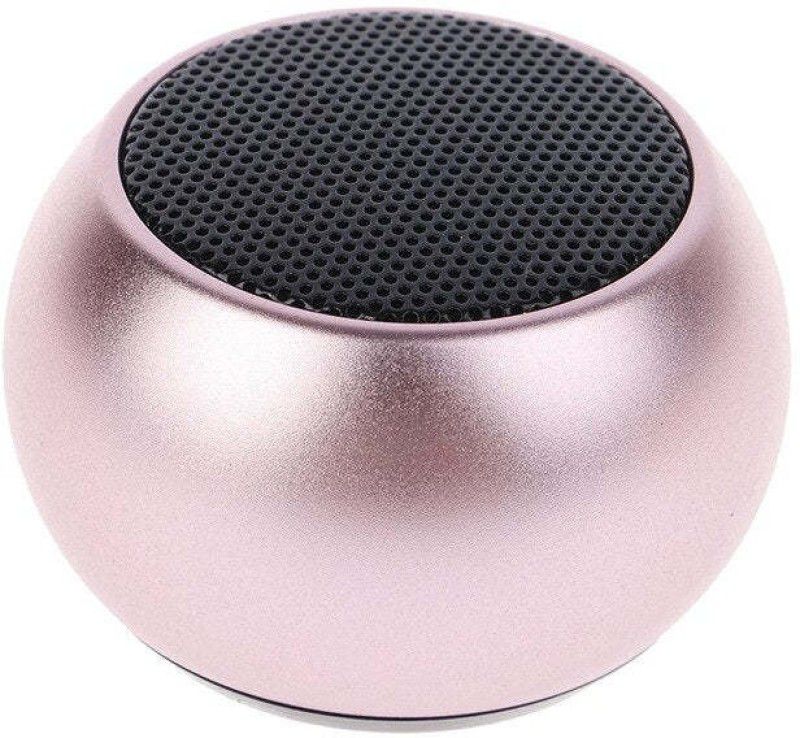 Smars Ultra Mini Boost Bluetooth Speaker with High Bass 4 Hours Battery 5 W Bluetooth Speaker  (Pink, Mono Channel)