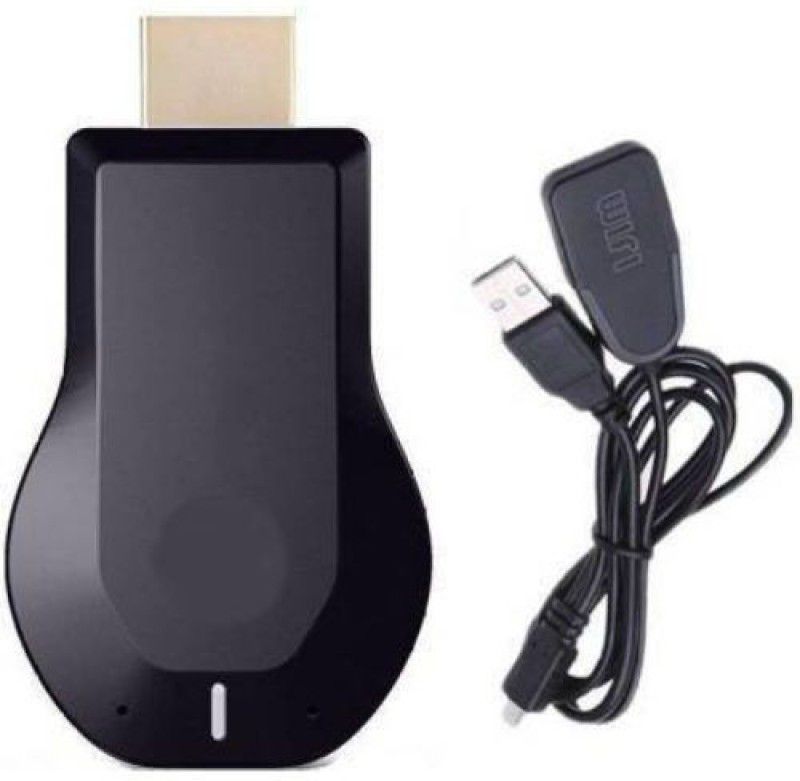 GUGGU YQH_567W Any cast WiFi HDMI Dongle & Wireless Display for TV\Laptop\Desktop\Tablet Compatible with All Smartphone Media Streaming Device  (Black)