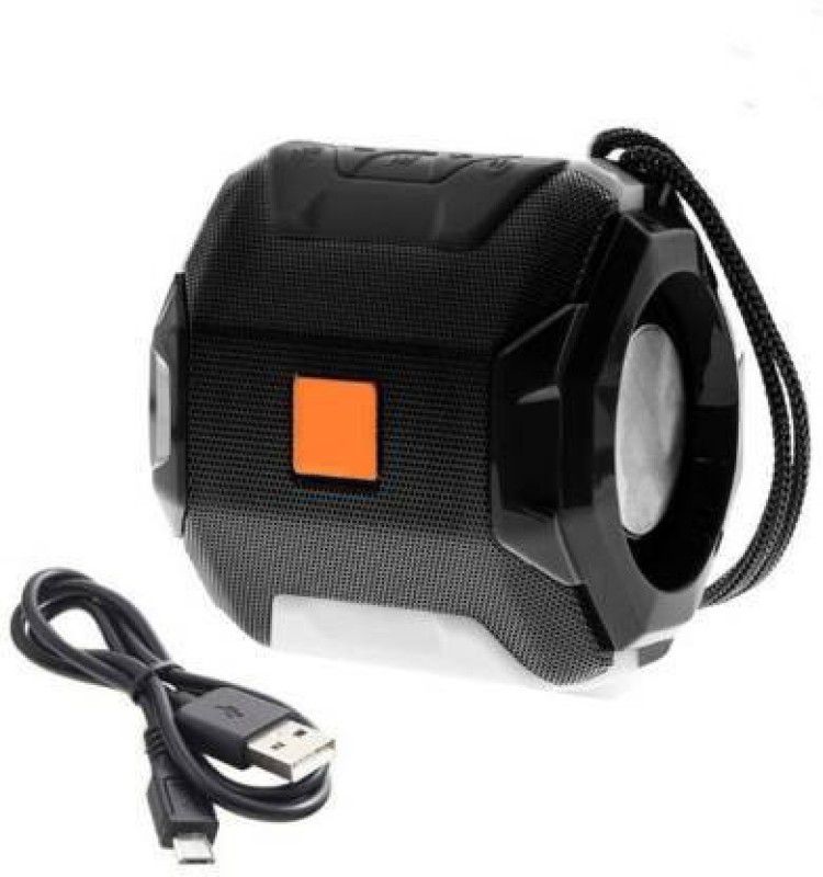 menaso Top Selling DJ Light in Built Powerful Sound Extra Bass {Mobile/Tablet/PC/Laptop} USB,AUX,TF CARD in Built Bluetooth Connectivity 5 W Bluetooth Speaker  (Black, Stereo Channel)