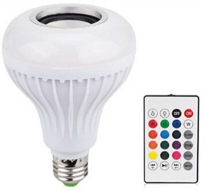 FD1 S_S Music Bulb for for Home, Bedroom, Living Room, Party Decoration Bluetooth Speaker  (white, Stereo Channel)