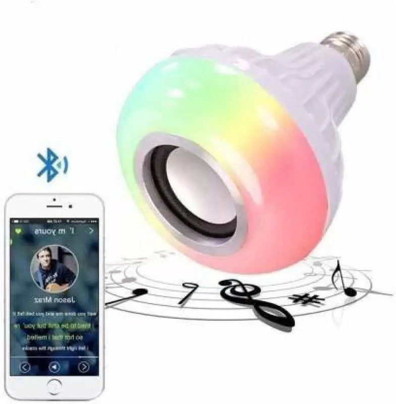 Megatrade HIGH PRODUCT Portable Bulb party amazing sound Disco Light effects sound high power speaker 10 W Bluetooth Speaker  (WHITE, Stereo Channel)