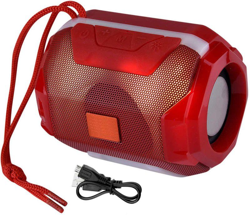 ZWOLLEX A005 5 W Bluetooth Speaker  (Red, 4.2 Channel)