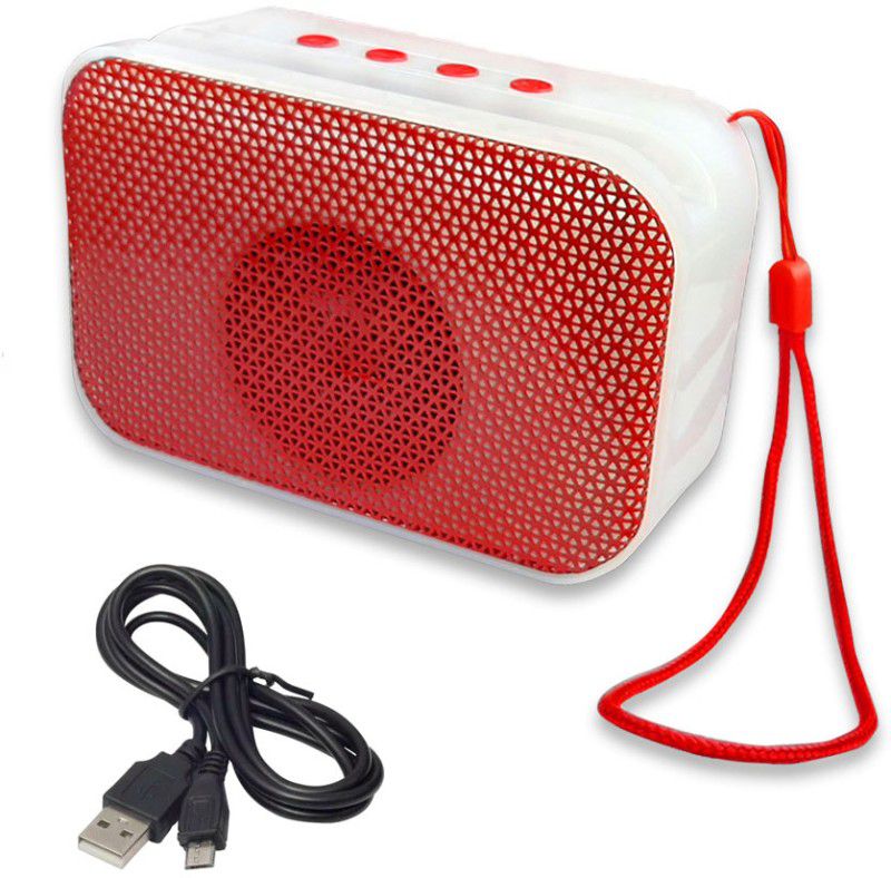 Zohlo Ultra Blast sound Speaker Portable Best Bluetooth Speaker with Super Deep Bass 5 W Bluetooth Speaker  (Red, Stereo Channel)