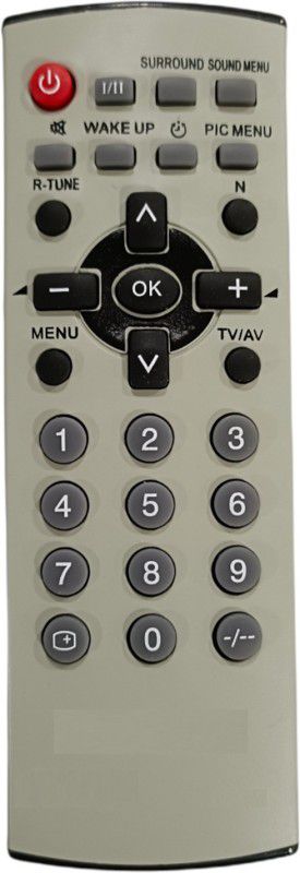 Upix URC57 TV Remote Compatible for Panasonic CRT TV (EXACTLY SAME REMOTE WILL ONLY WORK) Remote Controller  (Grey)