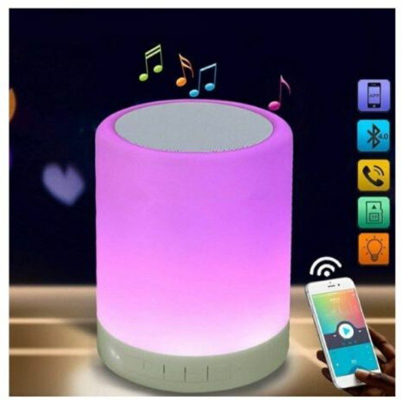 Syara NJF_555I_Touch lamp Bluetooth Speaker compatiable With all smartphones|devices 48 W Bluetooth Speaker  (Multicolor, 2.1 Channel)