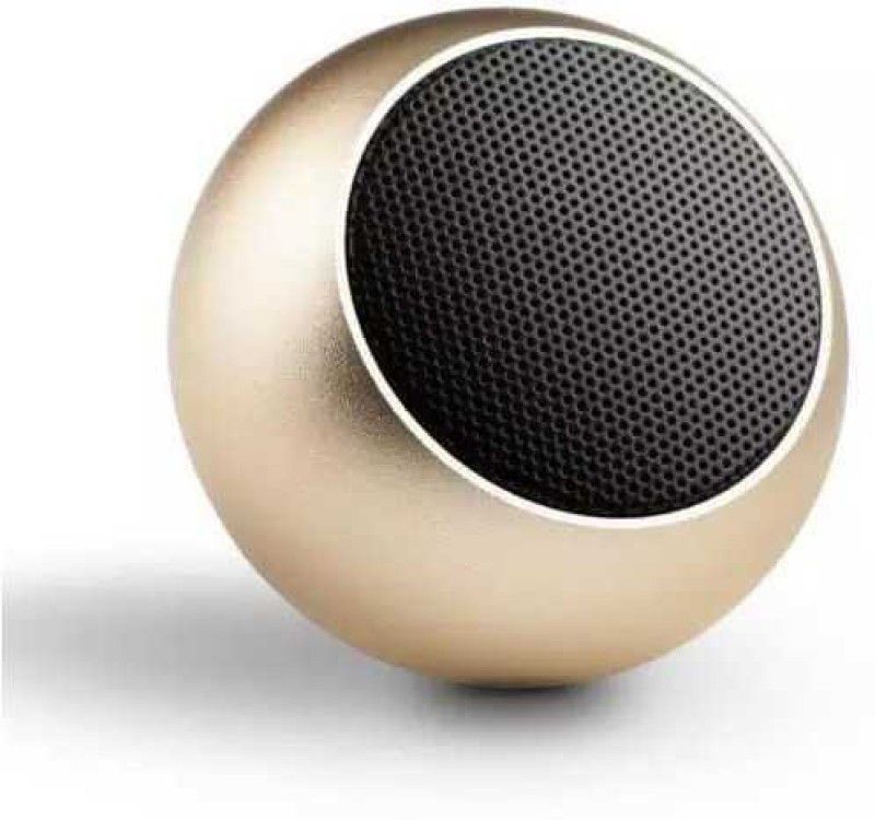 Shreeshyam Professional 4D Mini Power Full BT Speaker High Sound Quality with NA Assistant Smart Speaker  (Golden)