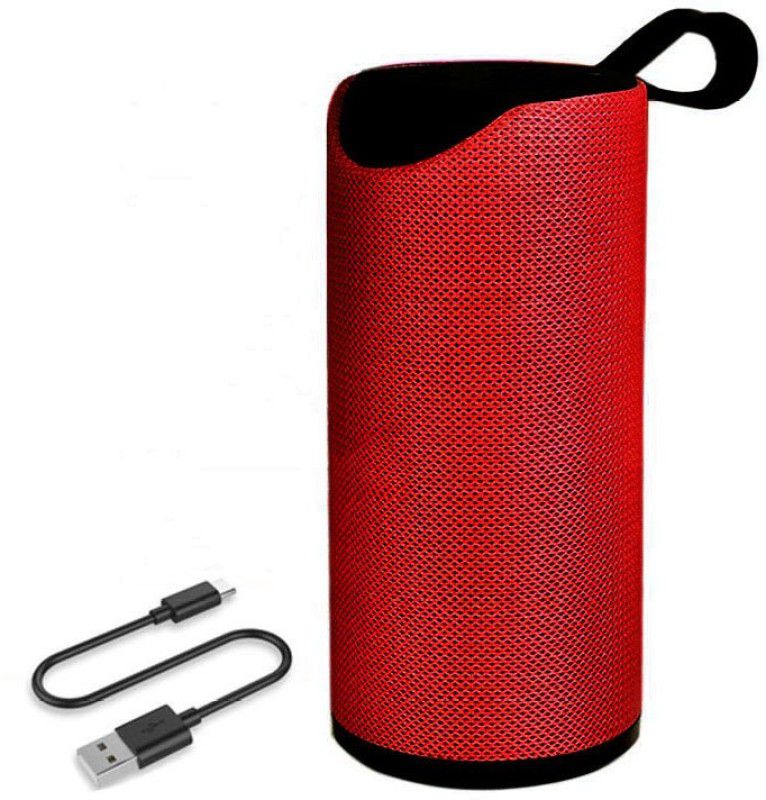 pinaaki TG-113 Portable Speaker Heavy Powerful Loud Sound EXTRA Bass Double Horn Portable Wire/Wireless Portable Party Speaker in Built SD/Aux/FM/Pen-Drive Supported 10 W Bluetooth Speaker  (Red, Stereo Channel)