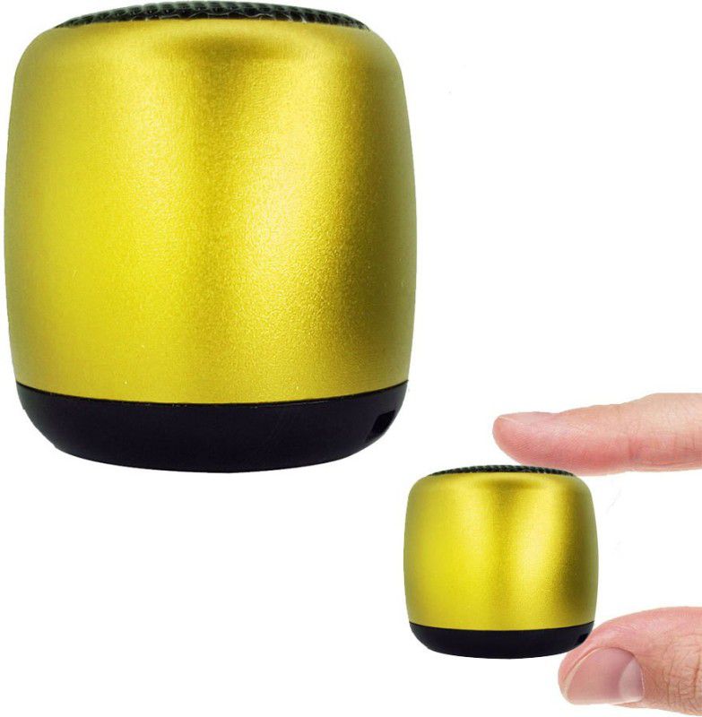 GLARIXA Good Collection Good Quality Small Portable Speaker Compatible with All Devices 5 W Bluetooth Speaker  (Yellow, Stereo Channel)
