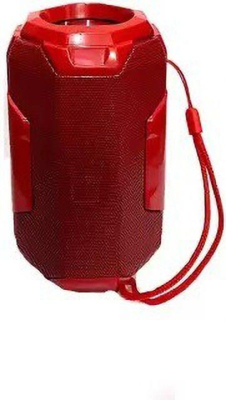 DHAN GRD 106 Wireless Portable High Bass Sound Quality with LED Torch Light Red 5 W Bluetooth Speaker  (Red, 5.1 Channel)