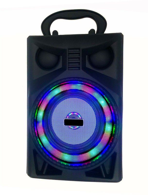 Musify BRANDED WS-401 Wireless 4" Speaker Led Light subwoofer with Carry Handle 15 W Bluetooth Laptop/Desktop Speaker  (Black, Stereo Channel)